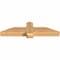 Ekena Millwork Eugene Smooth Timber Gable Bracket, Western Red Cedar, 48"W x 12"H x 5 1/2"D x 5 1/2"F, 6/12 Pitch GBW048X12X0606EUG00SWR - alternate 5